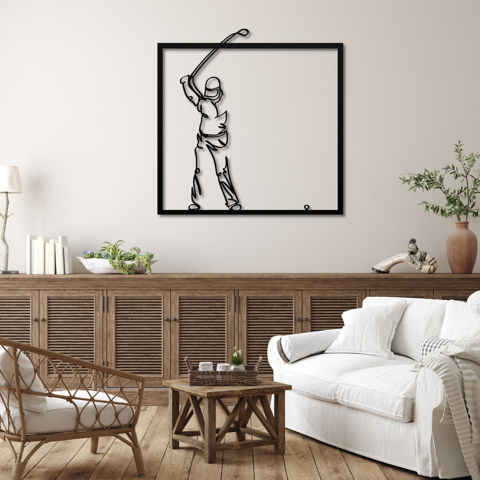 Metal Golf Art Golf Art for Wall Gifts for Golf Lovers Golf Etsy