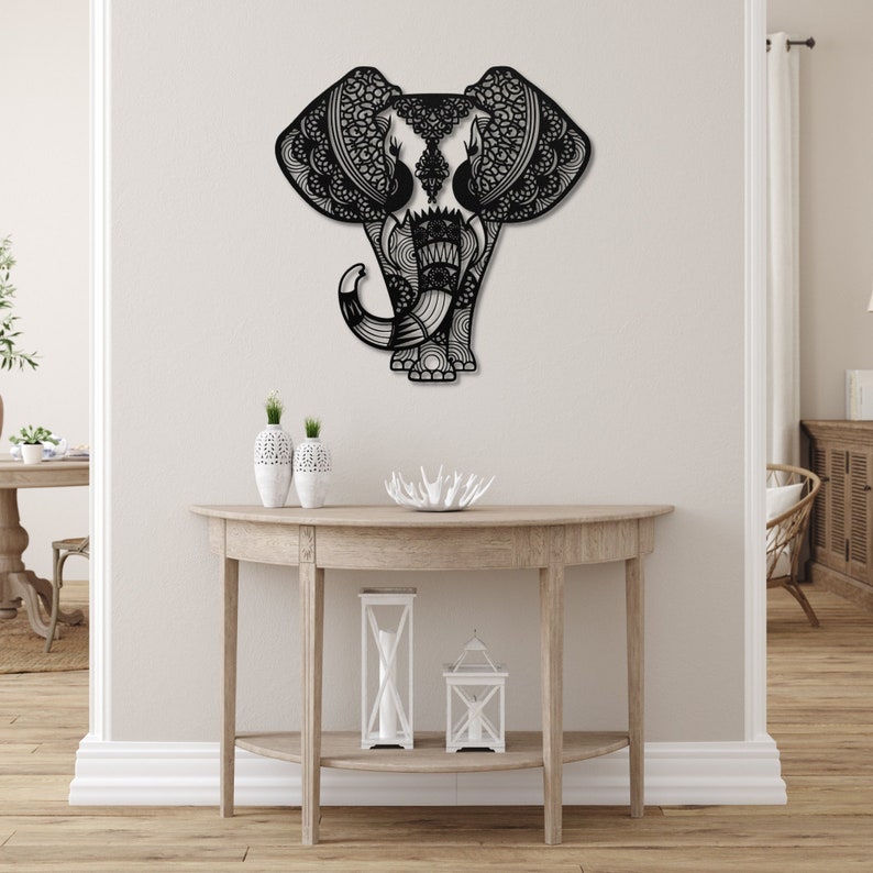 Elephant Wall Art Metal Elephant Wall Art Metal Elephant Etsy