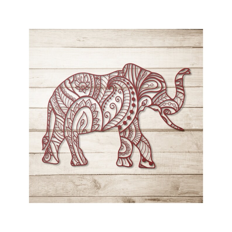 Elephant Wall Art, Metal Elephant Wall Art, Metal Elephant Wall Decor, Elephant Decor for Home, Elephant Gifts for Women and Men image 3