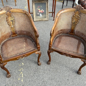 Double cheap cane chair