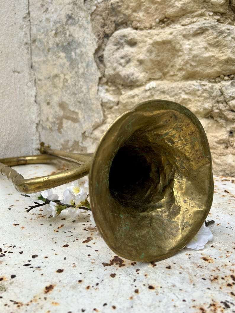 Antique French Military Bugle, French Horn. Early 1900's. - Etsy