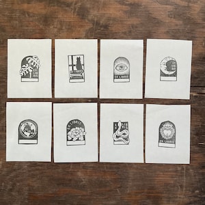 EX LIBRIS - 8 diversi disegni!