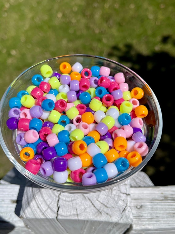 Pony Beads Mixed Colors Etsy