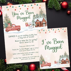 Christmas You&#39;ve Been Mugged Game – Office Holiday Fun (PDF)