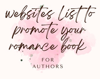 18 Websites To Promote Your Romance Stories and Novels