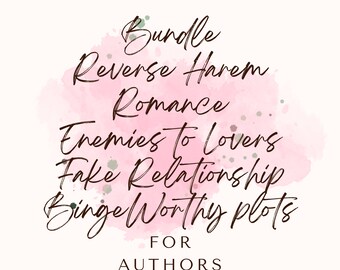 Romance Plot Template Bundle, Enemies to Lovers, Reverse Harem