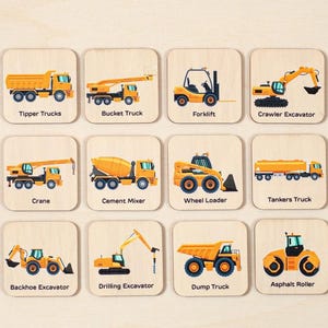 Jouets Montessori, cadeau pour 2 ans, jouets pour tout-petits, jouets pour enfants, cartes assorties pour petites voitures, jouets et jeux en bois, cadeau d'anniversaire pour tout-petit, cadeau pour bébé