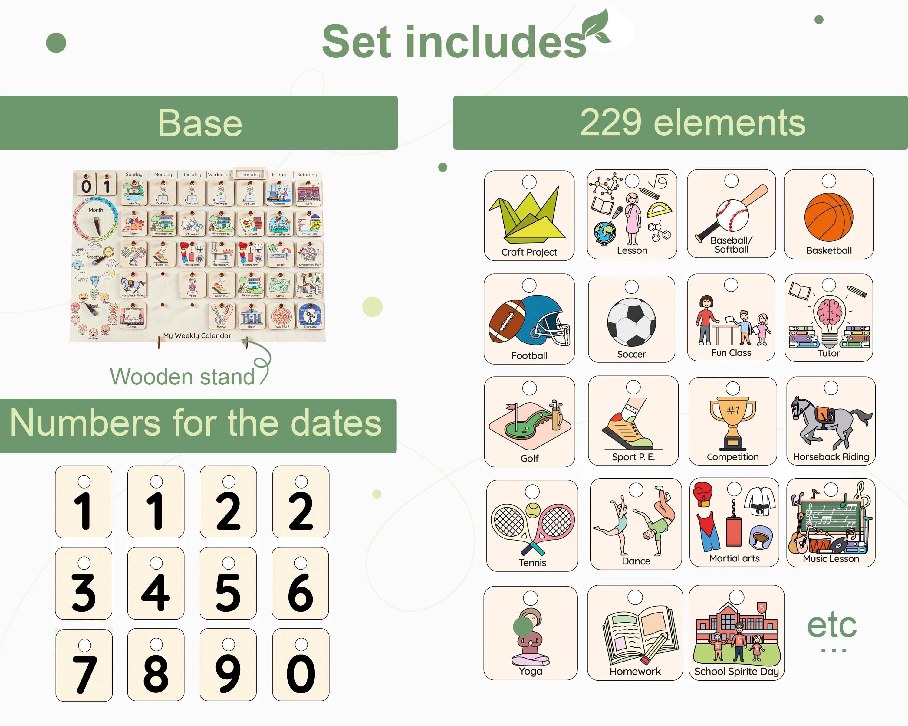 Editable Weekly Visual Routine Chart With Cards, Chore Chart for Kids ...