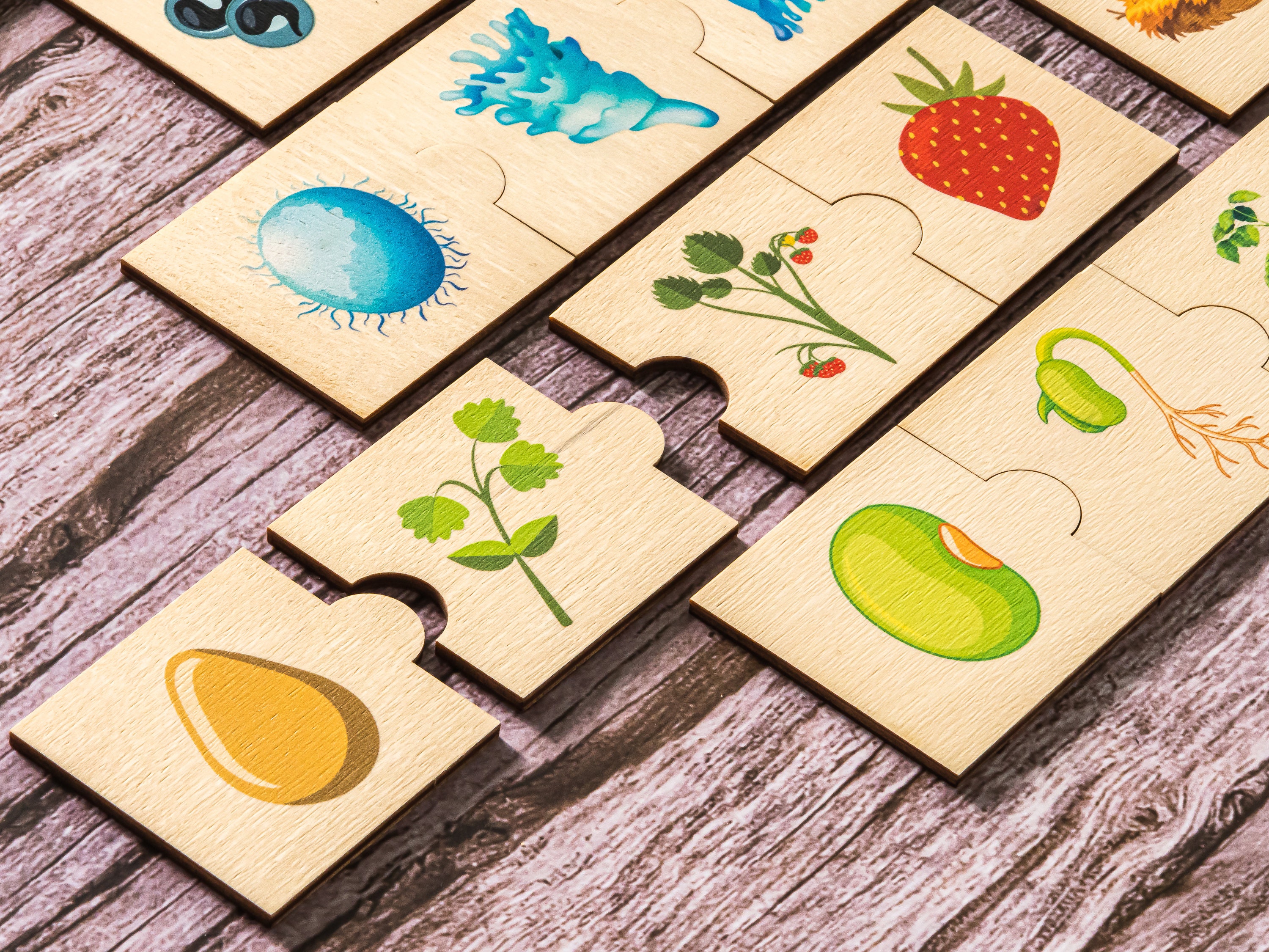 24 Pack Wild Animal Paper Puzzles - Educational Toys For Classroom & Party Favors