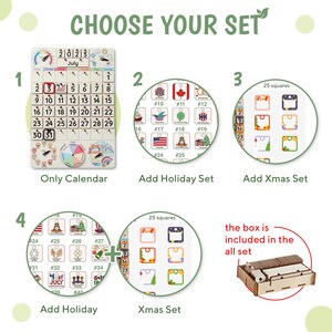 a picture of a set of christmas calendars