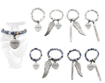Urn/Keepsake Name Plates - Beads and Charms Name Plates