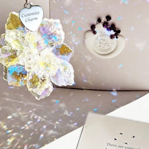 Geschenkdoos condoleance - Sympathy-cadeaukaart, cadeau sterfgeval, herdenkingscadeau - Sorry voor je verlies Cadeau - Crystal Rainbow Maker.