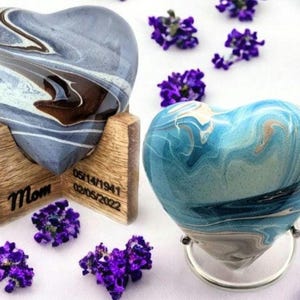 Mini Ocean Keepsake Urns - High Gloss Mini Cremation Urn