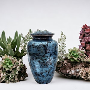 Beautiful Turquoise Urn (Large)