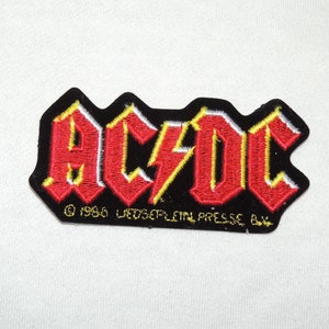 Parche de banda AC/DC bordado vintage para planchar / nos