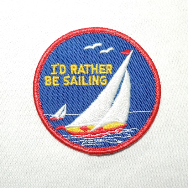 Sailing Patch Etsy