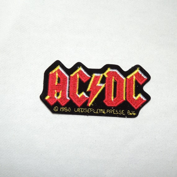 Vintage Embroidered AC/DC Iron on Band Patch / Nos - Etsy