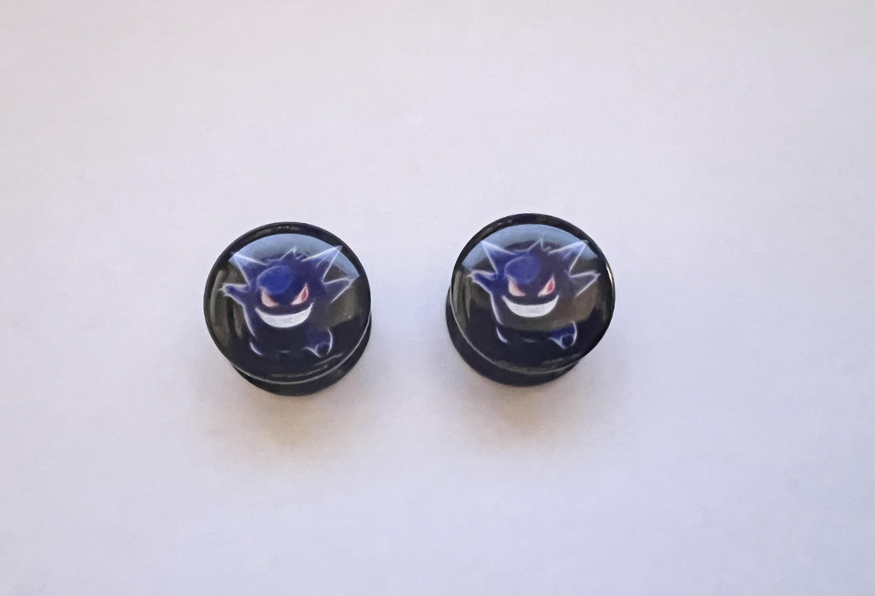 Gengar Ear Gauges Etsy