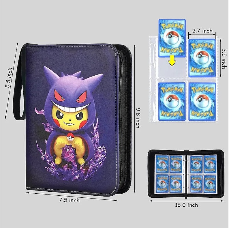 Pokemon 4pocket Zip up Binders Etsy