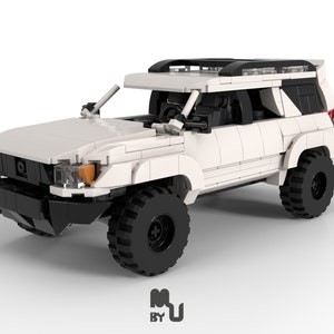 Toyota 4runner (2009) (White) Inspired Model (INSTRUCTIONS ONLY)