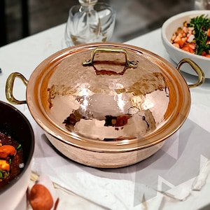 copper pot - copper pots and pans - copper cooking pot - antique copper pots - copper pot restaurant - vintage copper pots - Moroccan Pot