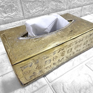 Porta fazzoletti - Supporto decorativo per scatole di fazzoletti, auto e casa, design rettangolare unico