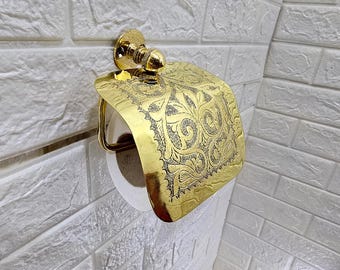 Toilet Paper Holder - Free Standing Toilet Roll Stand - Wall Mounted Bathroom Tissue Holder