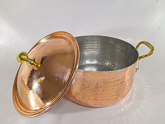 Large Pot,cooking Utensils Gadgets, Pot,cooking Utensils,stock Pot,  Hammered Copper Pot,personalized Cooking Gifts,clay Cooking Pot With Lid 