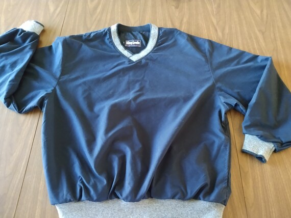 v neck windbreaker pullover
