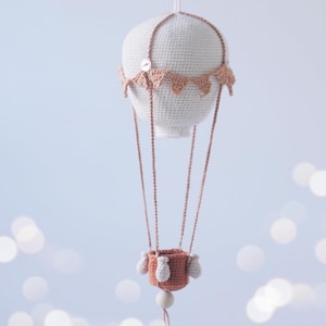 Hot Air Balloon - crochet PDF pattern/ Amigurumi Hot Air Balloon/ Cute Hot Air Balloon