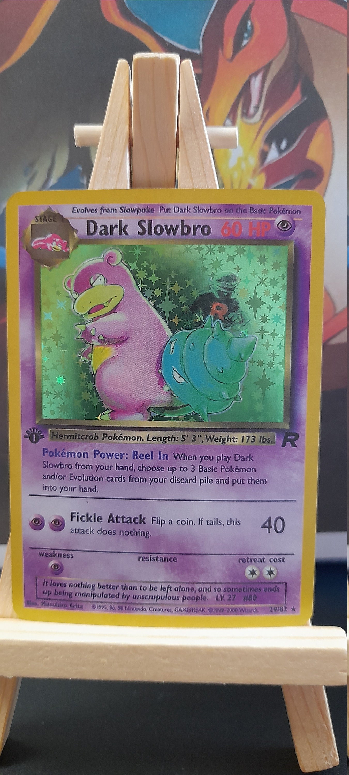 Pokémon Dark Slowbro Card 29/82 Edition 1 Custom ANG - Etsy