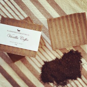 Vanilla Coffee Goat Milk Soap