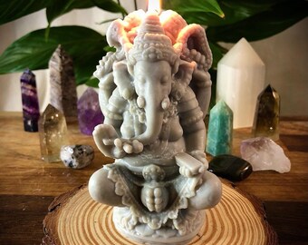 Ganesh Soy Wax Pillar Candle