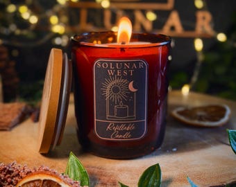 The Refillable Candle | Handmade | Cruelty Free | Eco Friendly | Non Toxic | Natural Made In The UK | 40 Hour Burn Time | Sustainable Living