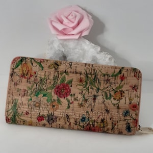 Porte Monnaie / Porte Carte floral multicolore