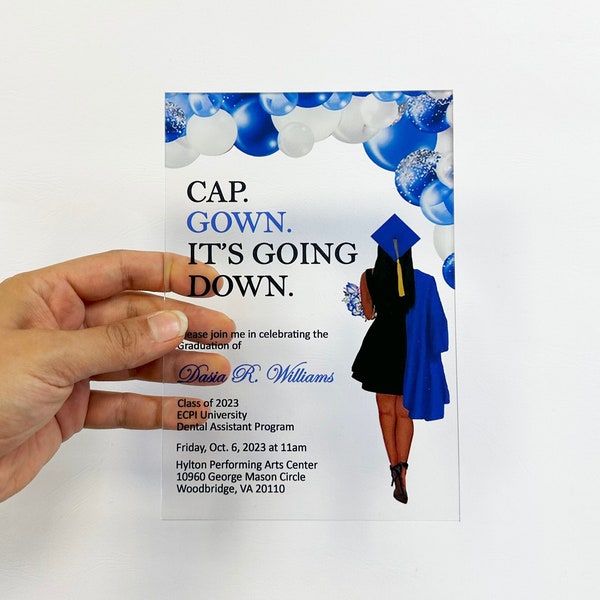 Acrylic Invitation Etsy