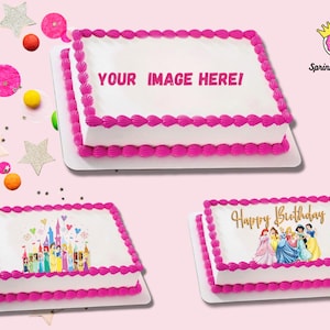 Custom Edible Cake Topper – Premium Frosting Sheets for Cakes, Cupcakes & Cookies – Fast Shipping!