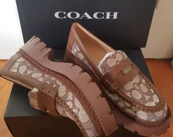 coach Loafer for women, high heel platform, brand new