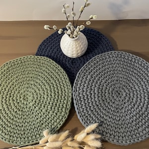 Placemat | Table set | crocheted | Placemats | Coasters | Trivets | round | Table mat