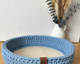 Wooden tray | Crocheted decorative tray | Wooden tray | Gift | Gift idea