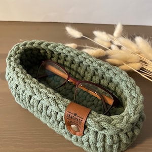 Panier ovale au crochet | Porte-lunettes | Étui à lunettes | Panier à clés | Idée cadeau | Ustensile | panier | couloir | Couloir |  Aide à la commande | panier