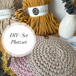 Kit Crochet Débutant Coopay - Apprendre à Crocheter Des Paniers Ronds | Avec Fil, Crochet, Ciseaux Et Guide