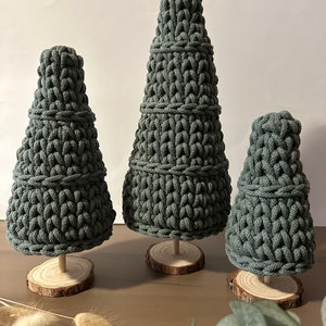 Crocheted Christmas tree | Fir tree | Christmas decoration | Trees | Small trees | Christmas trees
