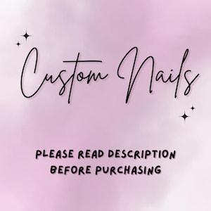 Custom Handmade Press-Ons- Cosplay Nails- Handpainted