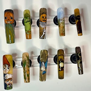 Handmade Press-Ons- Over the Garden Wall- Handpainted