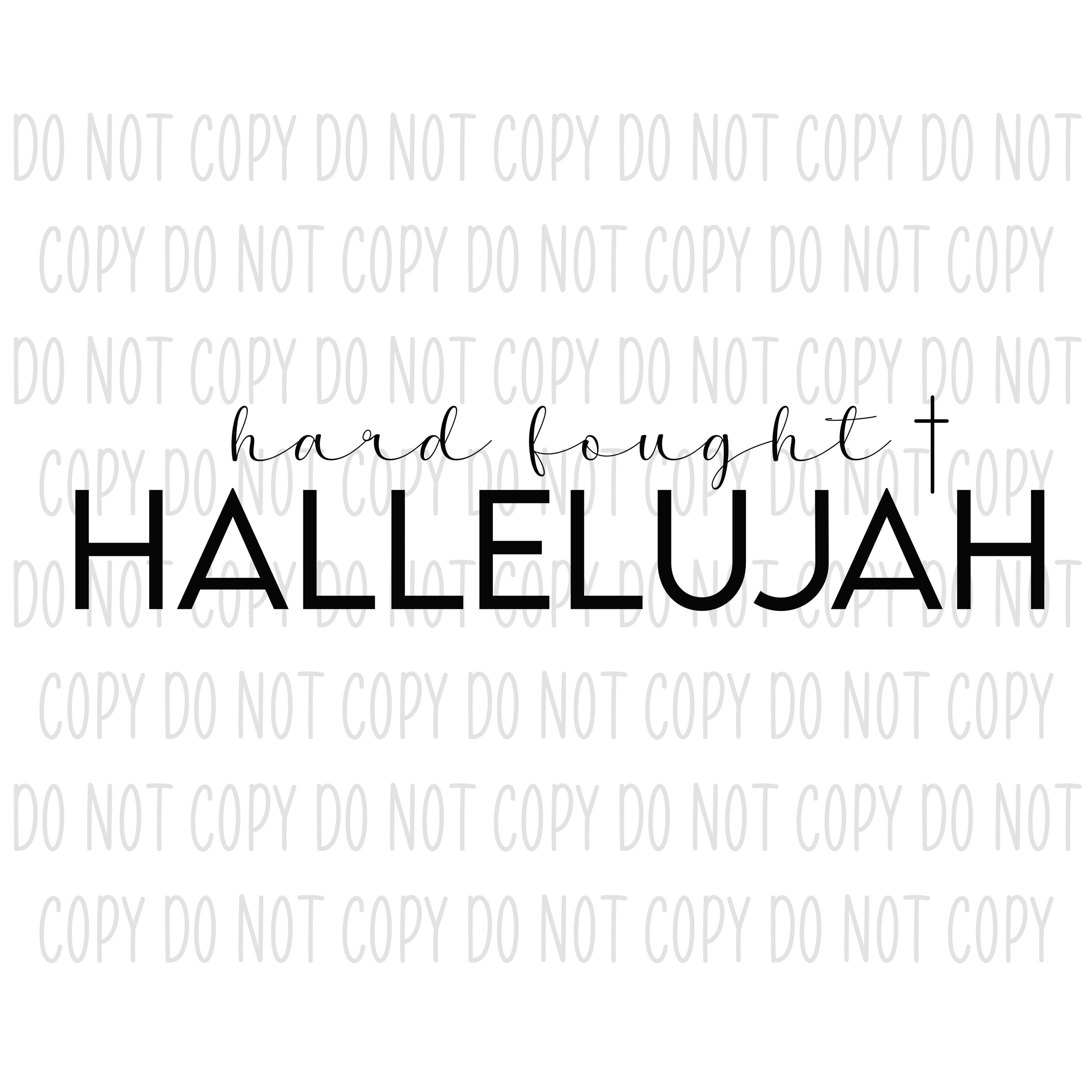Hard Fought Hallelujah Png - Etsy
