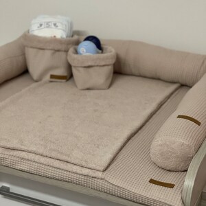 交換マット（付属品なし）交換台マット Ökotex Standard 100 オーガニックコットン 75 x 75 cm 85 x 75 cm カスタムサイズ