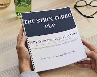 Pdf-gids zindelijkheidstraining puppy – Train je hond in 3 dagen – Checklist nieuwe puppy, trainingsschema bench, afdrukbaar hondentrainingsplan