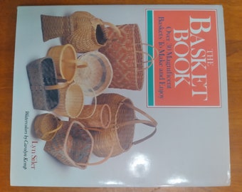 Vintage Flower Vase Basket Weaving Kit Lyn Siler and Carolyn Kemp design dyed reed instructions 4.5 x 6.25h x 5.25 d
