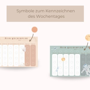 Wochenplan inkl. 3 Routinepläne Schmetterling Tagesroutinen Montessori Routinen Routineplan Tagesplan A4 Kindergarten Schule Bild 10